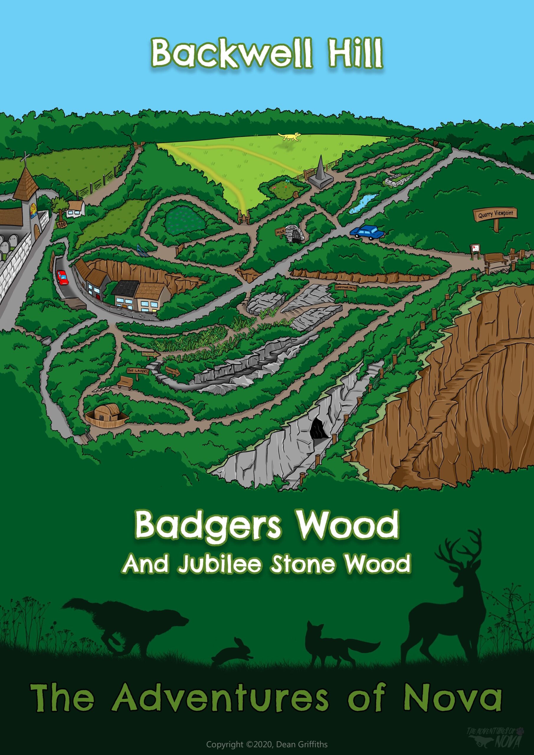 Adventures of Nova BET Illustration Backwell Hill
